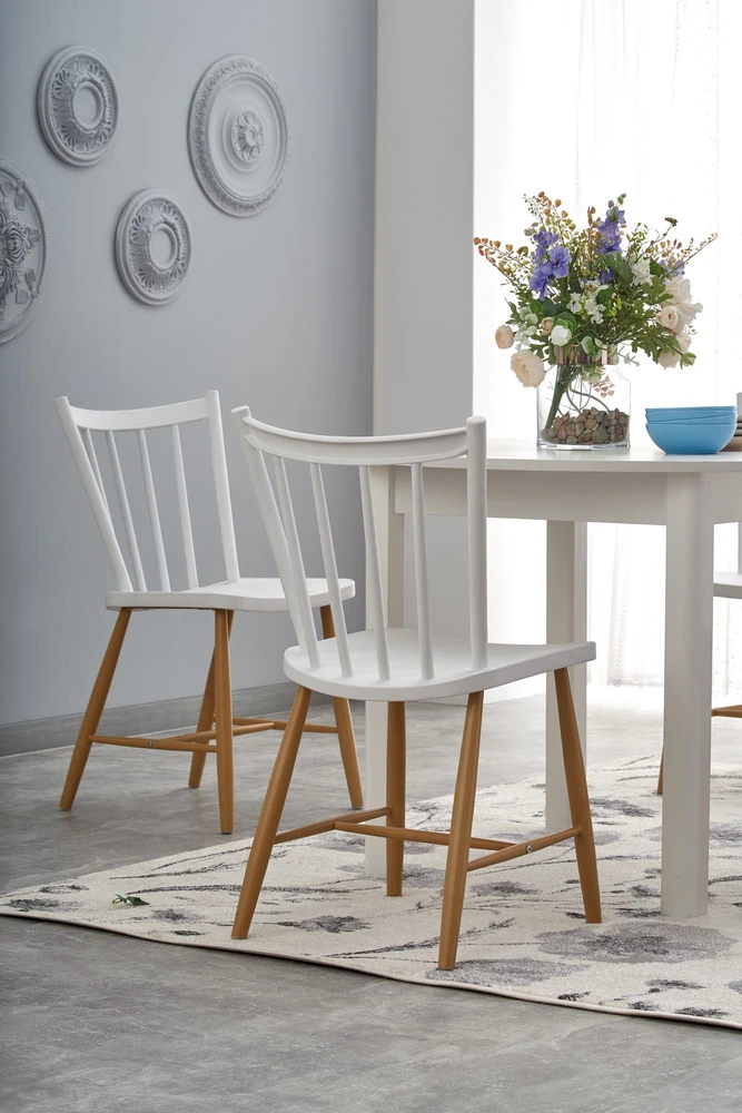 RINGO extension table, color: baltas