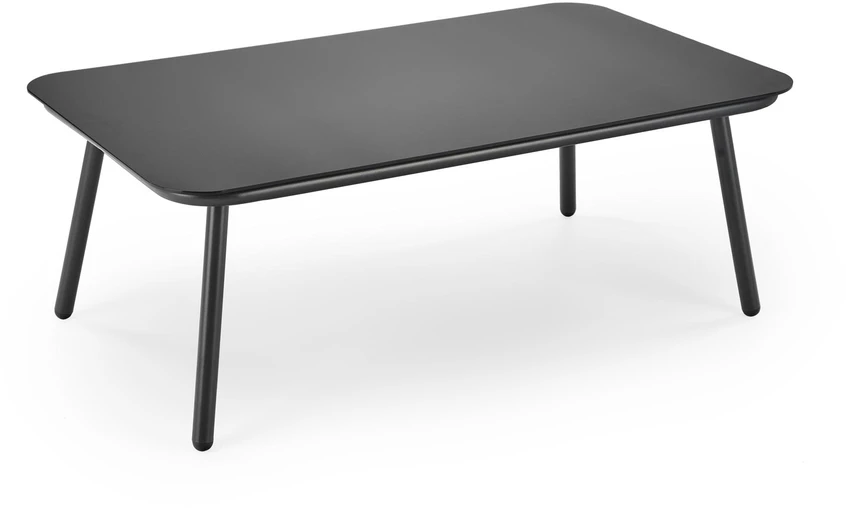 ROCCA garden set (sofa + 2 chairs + coffee table), dark pilkas / light pilkas