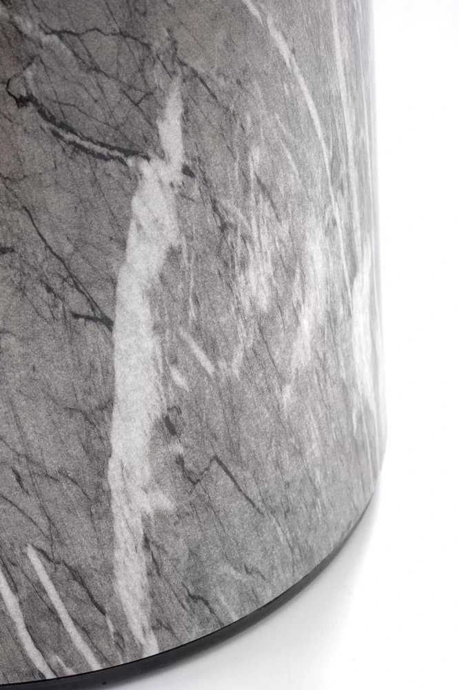 ROSA coffee table, baltas marble / pilkas marble / auksinis