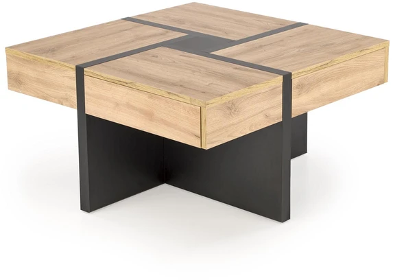 SEVILLA S, c.table, craft oak / juodas