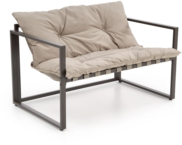 SHARK garden set (sofa + 2 chairs + coffee tables), d.ruda / cappuccino
