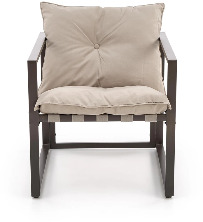 SHARK garden set (sofa + 2 chairs + coffee tables), d.ruda / cappuccino