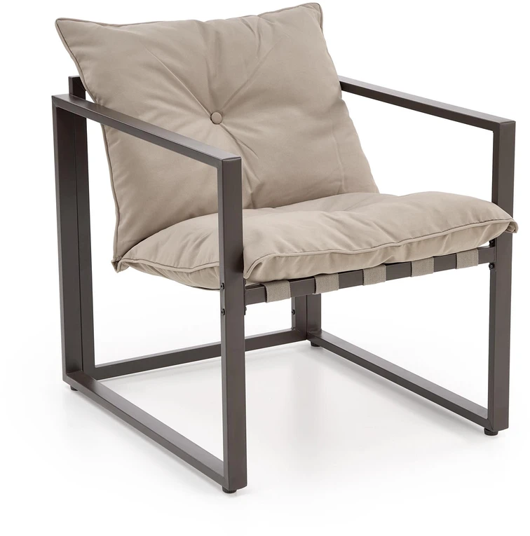 SHARK garden set (sofa + 2 chairs + coffee tables), d.ruda / cappuccino