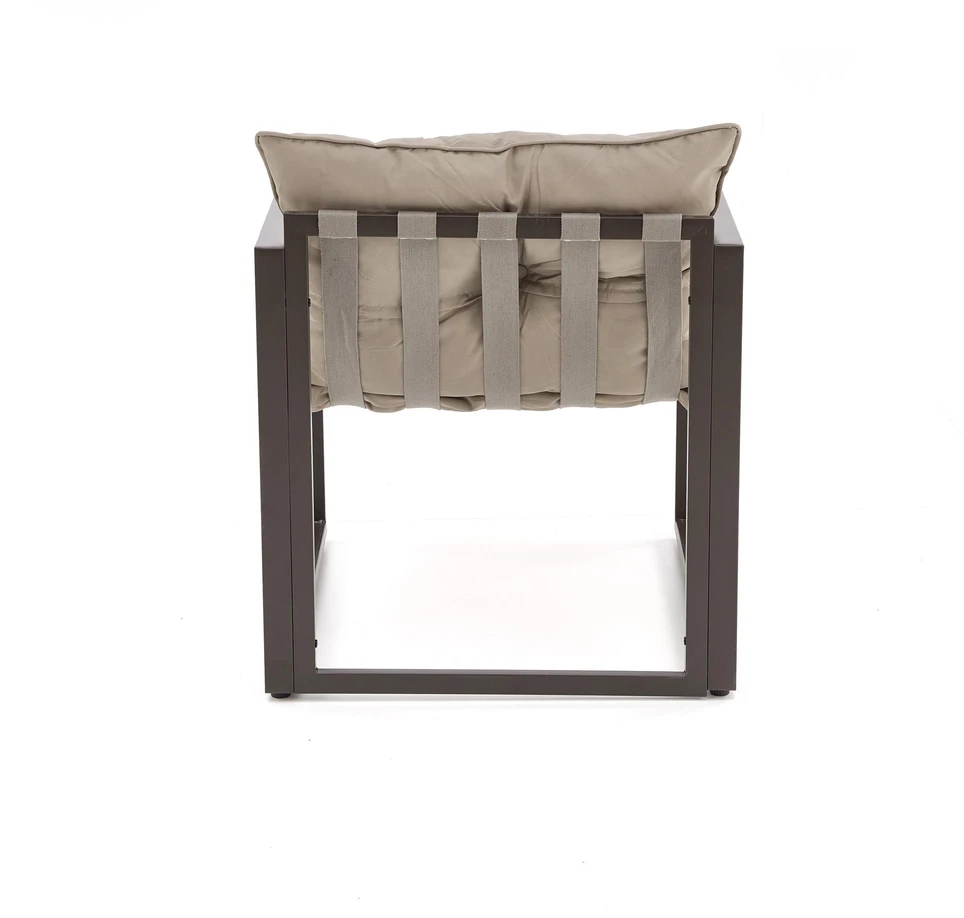 SHARK garden set (sofa + 2 chairs + coffee tables), d.ruda / cappuccino