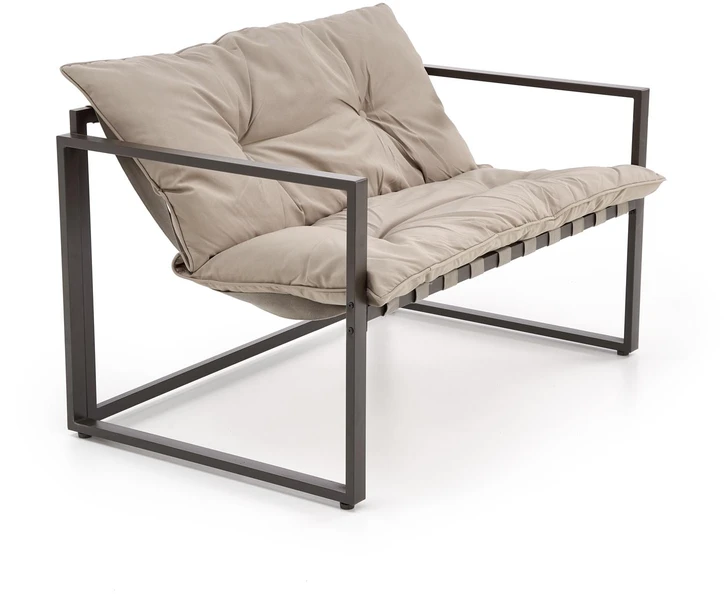 SHARK garden set (sofa + 2 chairs + coffee tables), d.ruda / cappuccino