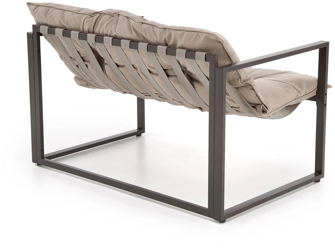 SHARK garden set (sofa + 2 chairs + coffee tables), d.ruda / cappuccino