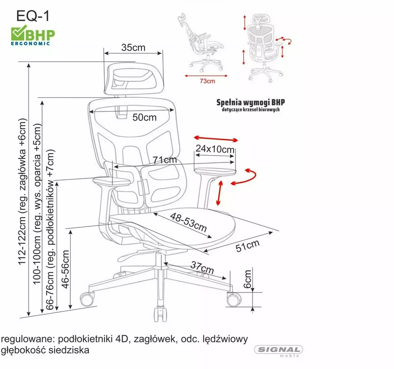 Fotelis Signal Fotel sukamasis EQ-1