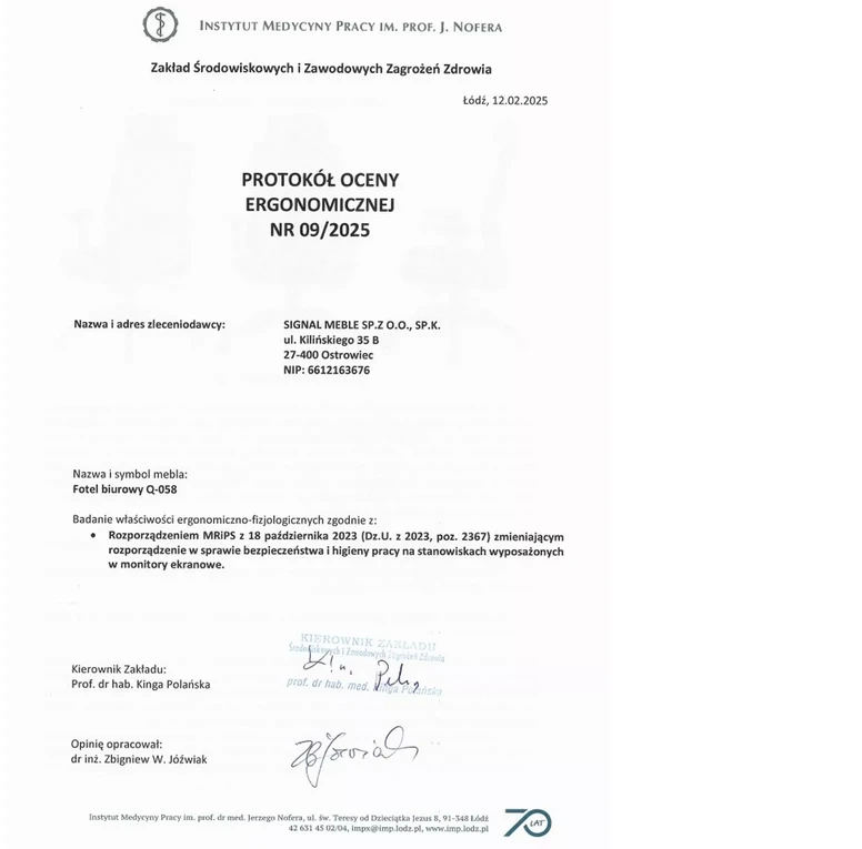 Signal Meble Biuro kėdė Q-058, juoda