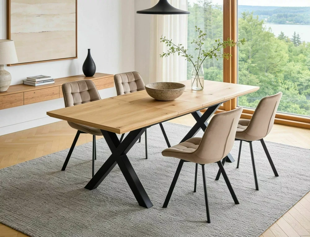 Signal Išskeidžiamas stalas Xaviero II 160-240 cm ąžuolas