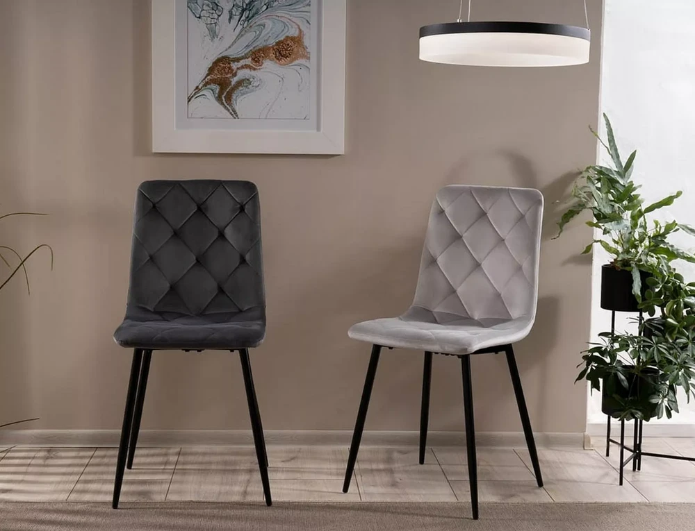 Signal Meble Kėdė JERRY VELVET, juoda