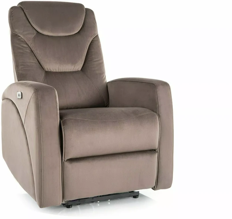 Sofa Signal Meble Signal Kronos Velvet atlošiamas fotelis