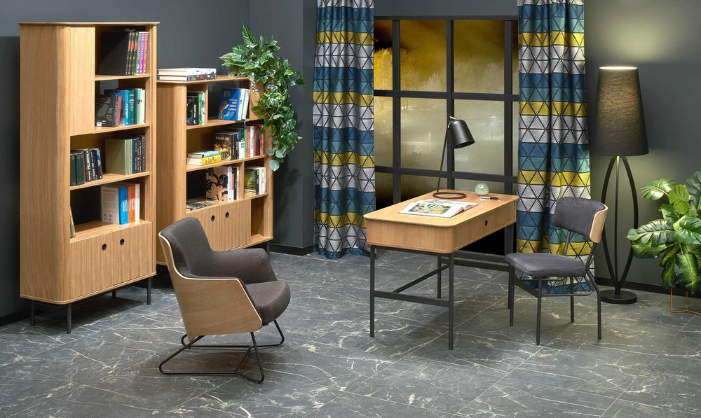 SMART REG-1 spinta, spalva: ąžuolas natūralus/juoda