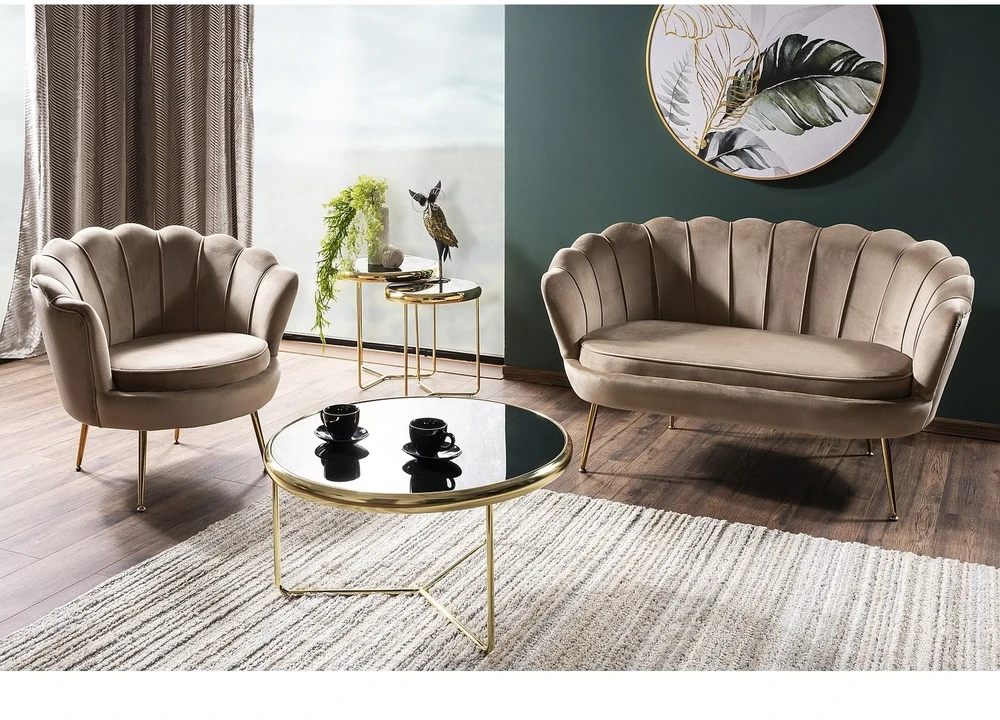 Signal Meble Sofa „Camellia 2“ aksominė