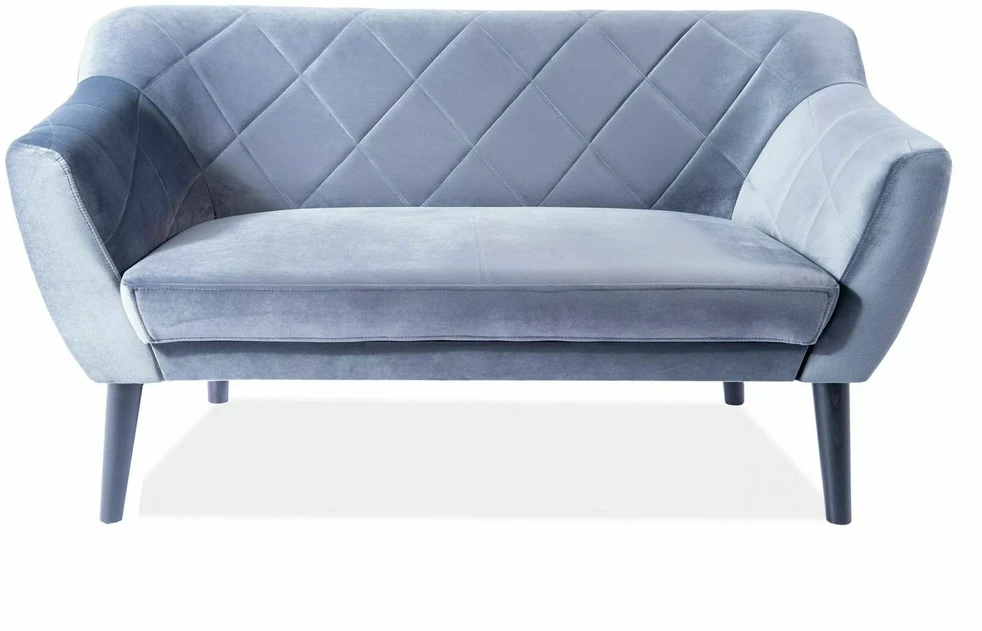 Fotelis Signal Meble Sofa KARO 2 VELVET, pilka
