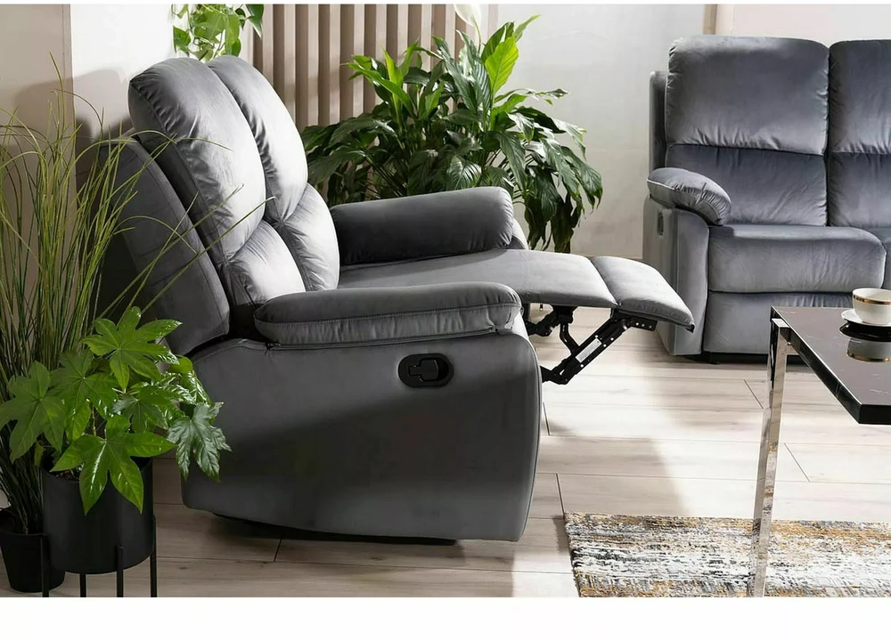 Fotelis Signal Meble Sofa SPENCER 2 VELVET, pilka bluvel 14