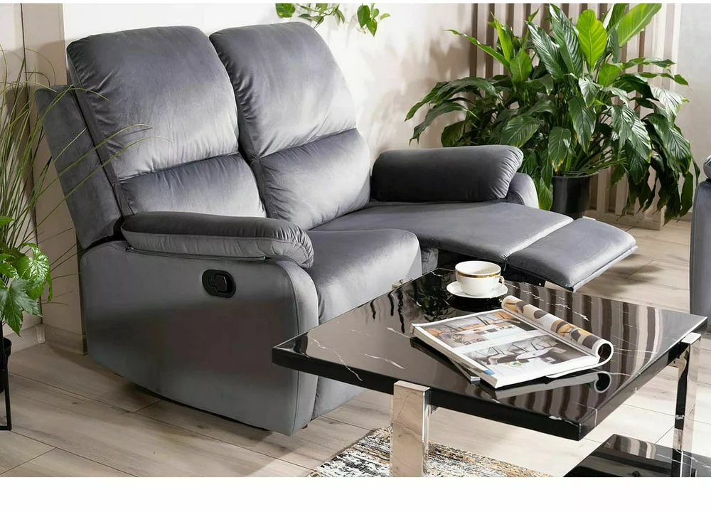 Fotelis Signal Meble Sofa SPENCER 2 VELVET, pilka bluvel 14
