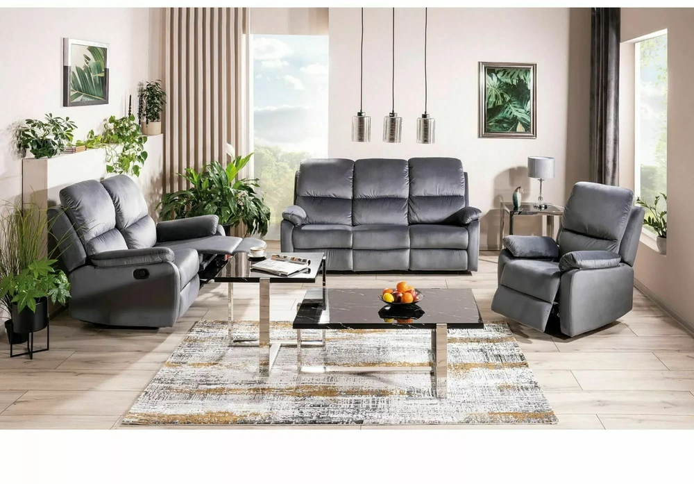 Fotelis Signal Meble Spencer 3 aksominė sofa-lova