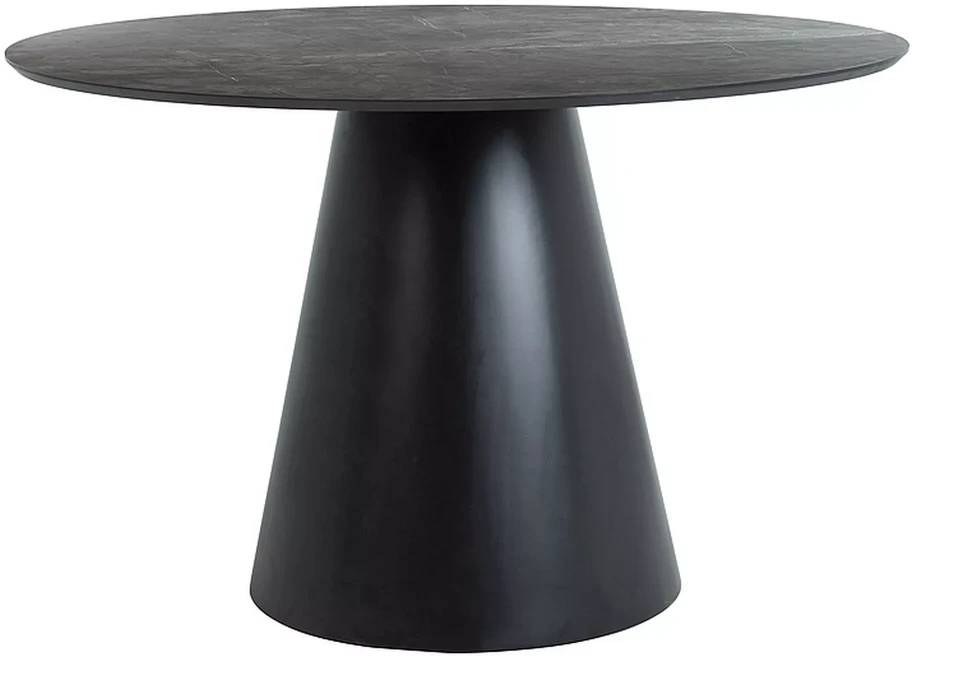 Signal Meble Valgomojo stalas ANGEL, 120 cm, pilka/juoda