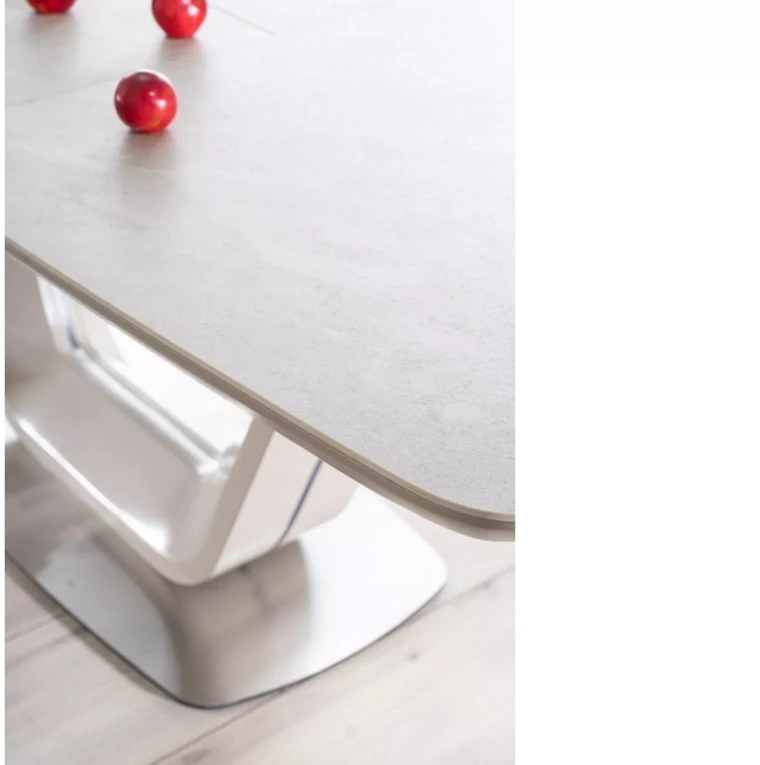 Signal Meble Valgomojo stalas ARMANI CERAMIC, 160 x 90 cm, pilkas