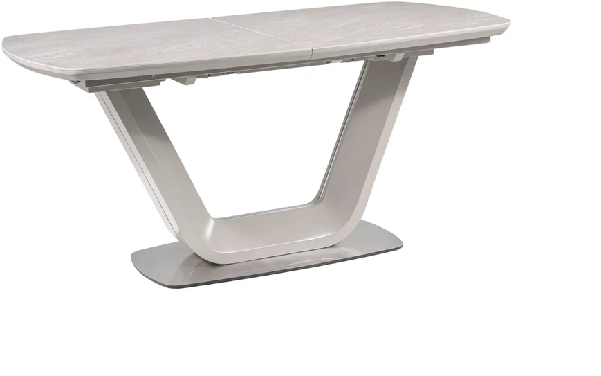 Signal Meble Valgomojo stalas ARMANI CERAMIC, 160 x 90 cm, pilkas