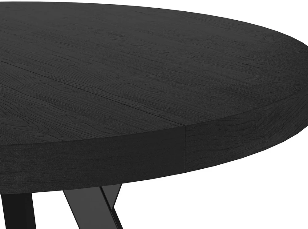 Signal Meble Valgomojo stalas DOMINGO 100-250x76 cm, juodas