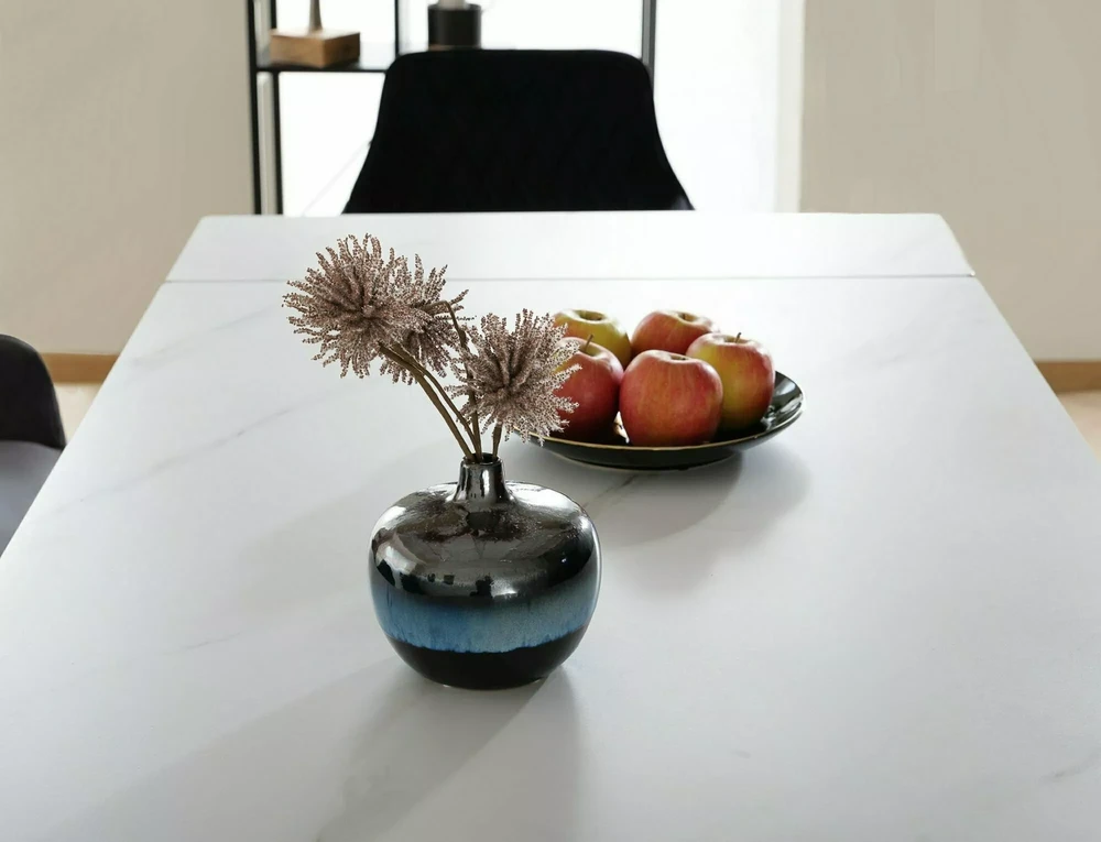 Signal Meble Valgomojo stalas Laconi, 160-220 x 90 cm, balta