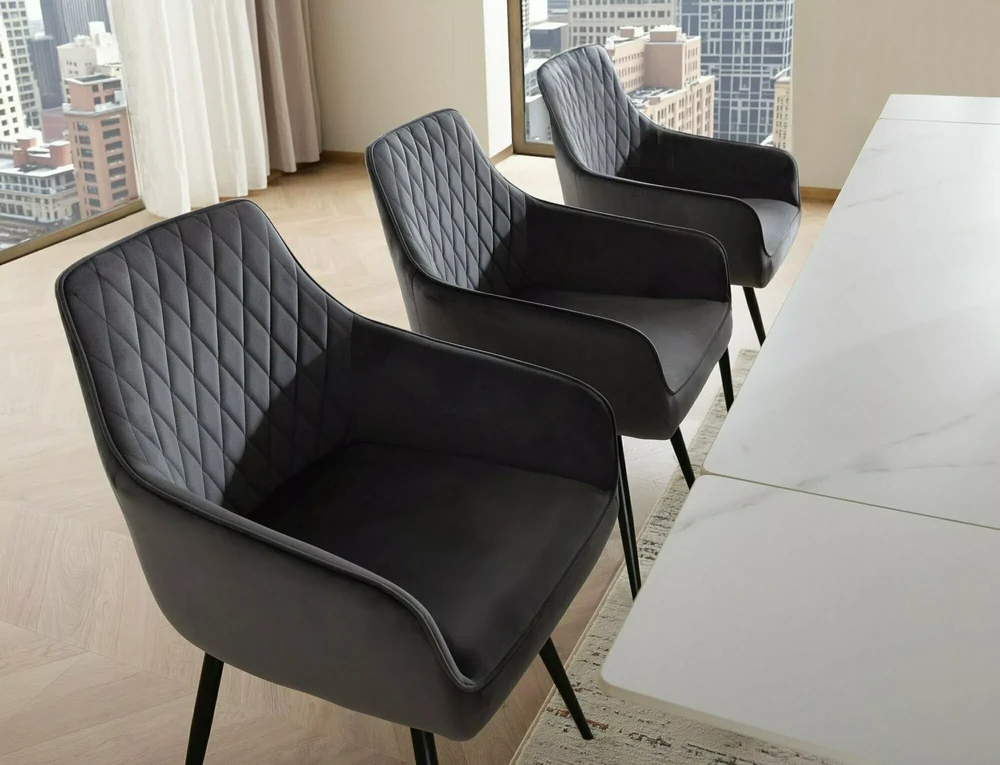 Signal Meble Valgomojo stalas Laconi, 160-220 x 90 cm, balta