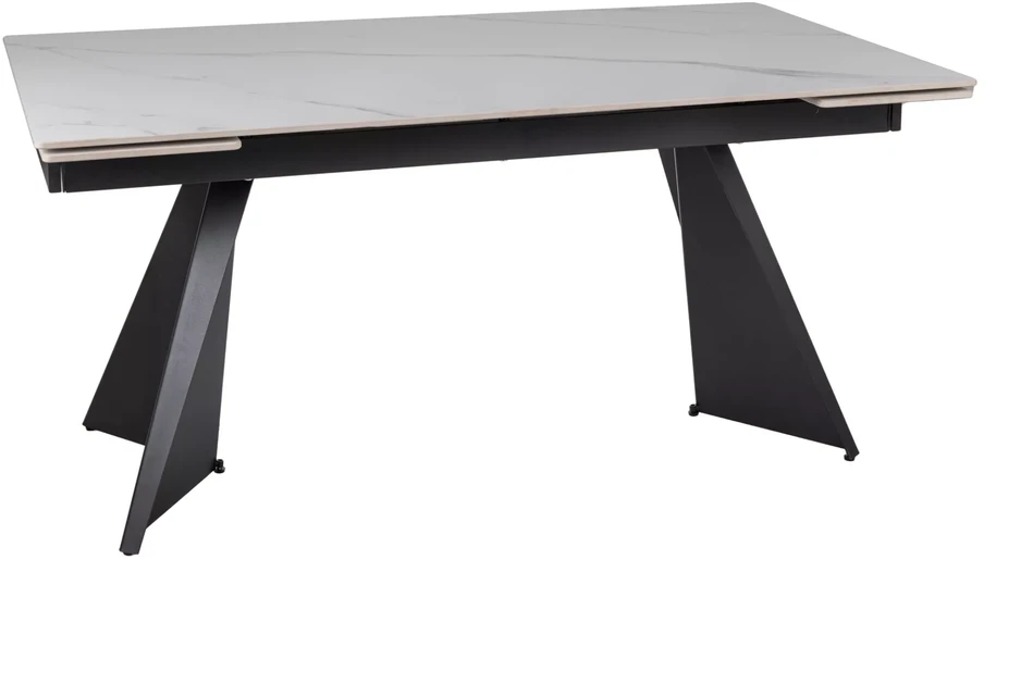 Signal Meble Valgomojo stalas Laconi, 160-220 x 90 cm, balta