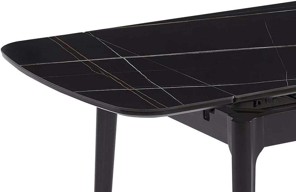 Signal Meble Valgomojo stalas Sento, 120-180 x 80 cm, juoda