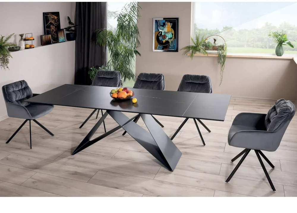 Signal Meble Stół „Westin Ceramic Sahara Noir“ stalas