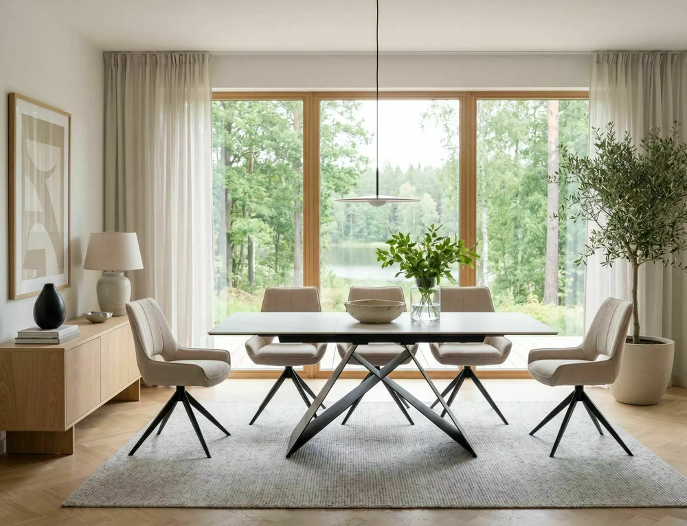 Signal Meble Valgomojo stalas WESTIN SC, 120(160) x 90 cm