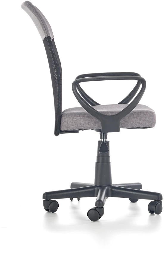TIMMY o.chair, color: pilkas / juodas