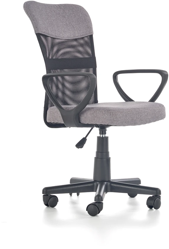 TIMMY o.chair, color: pilkas / juodas