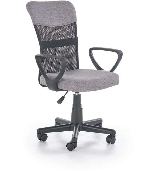 TIMMY o.chair, color: pilkas / juodas