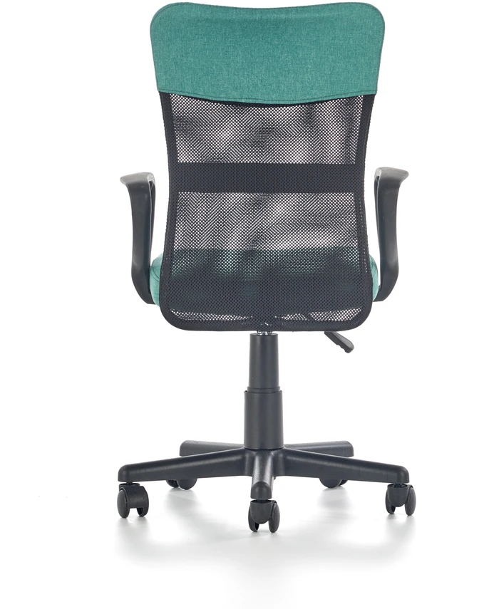 TIMMY o.chair, color: turquoise / juodas