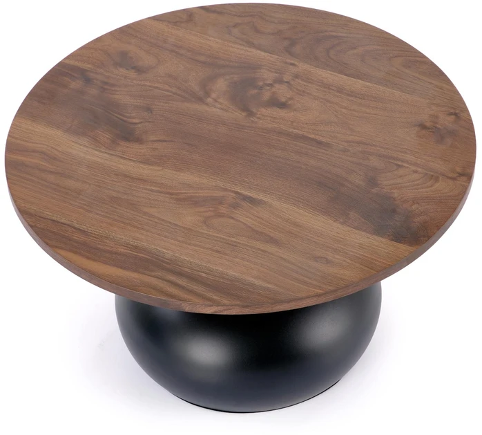 TIMOR c.table walnut / juodas