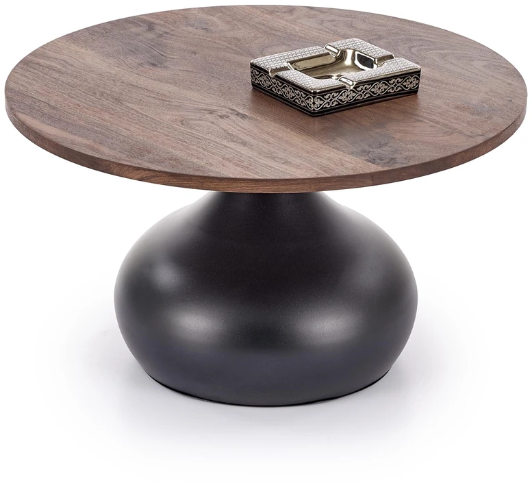 TIMOR c.table walnut / juodas