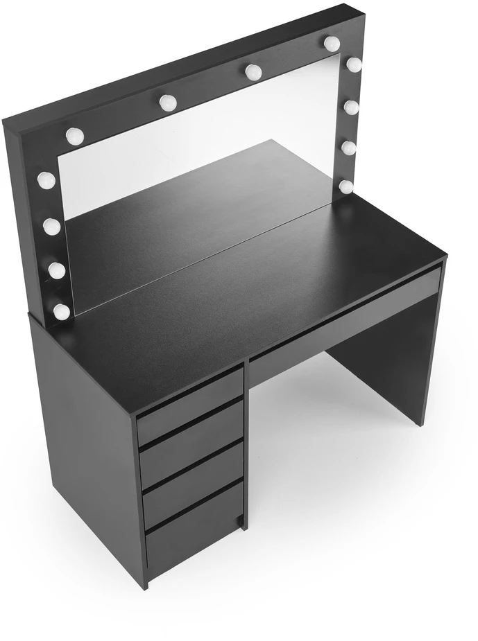 Tualetinis staliukas HOLLYWOOD XL, juoda