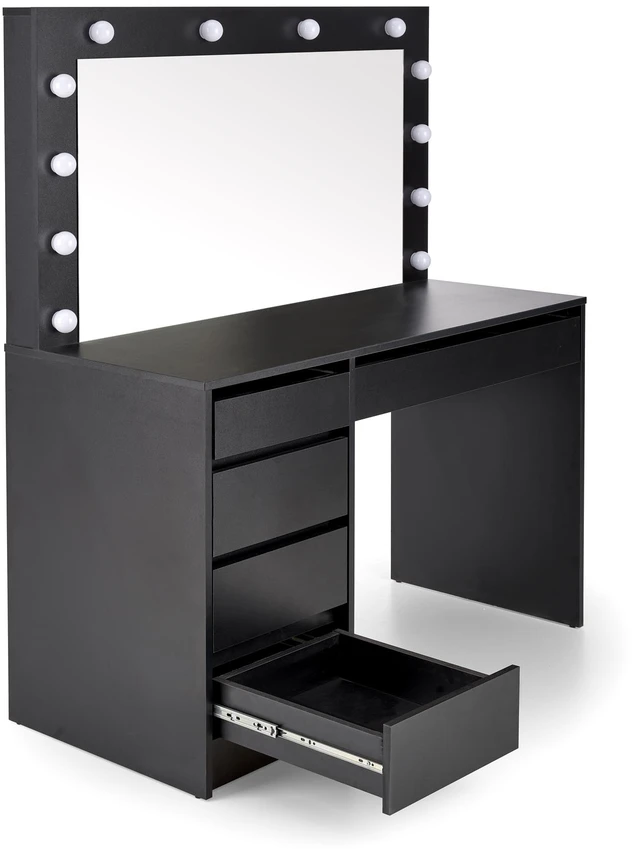 Tualetinis staliukas HOLLYWOOD XL, juoda