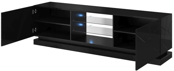 TV staliukas QIU 200 juodas