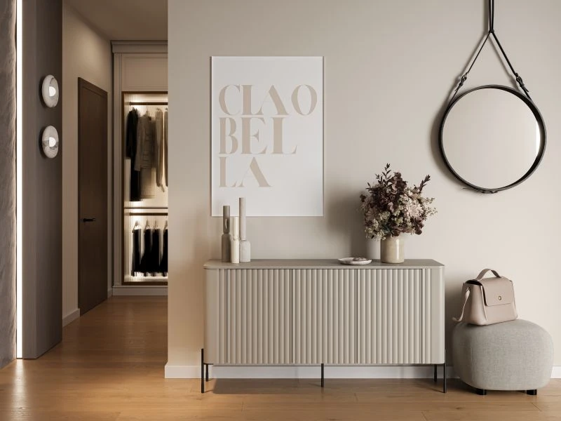Cama Meble Cama VERA komoda 150x40x80 kašmyro matinė spalva