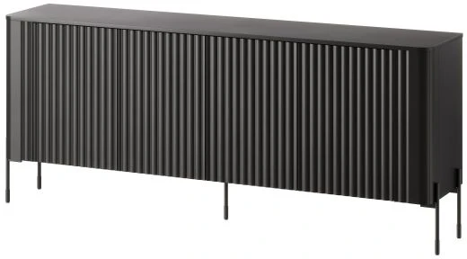 Cama Meble Cama VERA komoda 190x40x80 juodas matinis
