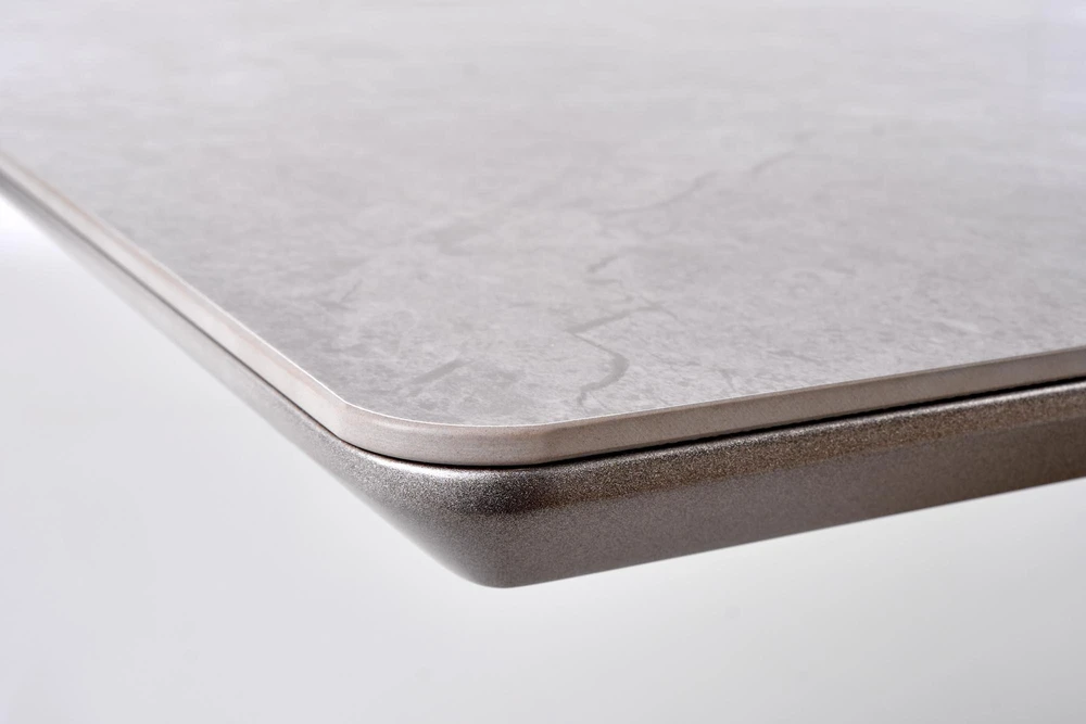VALENTINO table light pilkas/auksinis