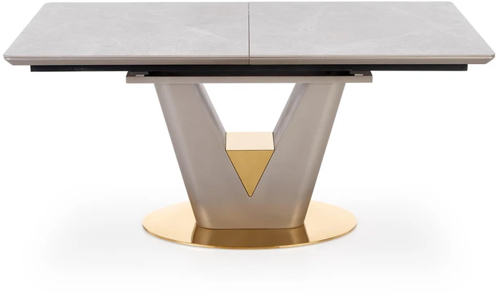 VALENTINO table light pilkas/auksinis