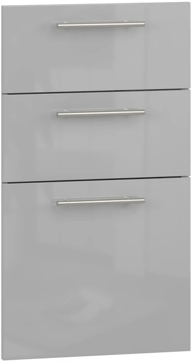 VENTO D3S_H-40/82 fronts, color: light pilkas high gloss