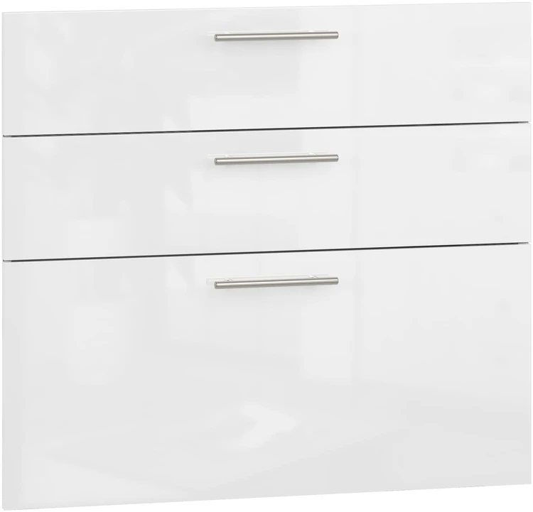 VENTO D3S_H-80/82 fronts, color: baltas high gloss