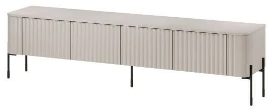 TV staliukas Cama Meble Cama VERA TV cabinet 190x40x50 matt juodas
