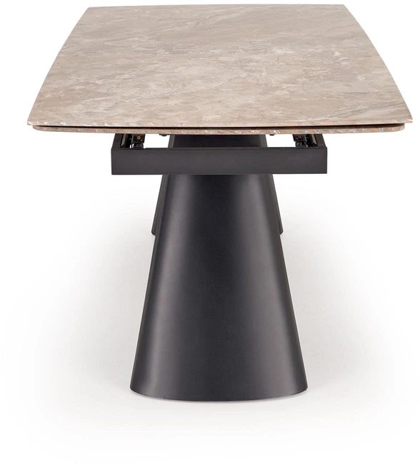 VINCE extension table ruda marble / juodas
