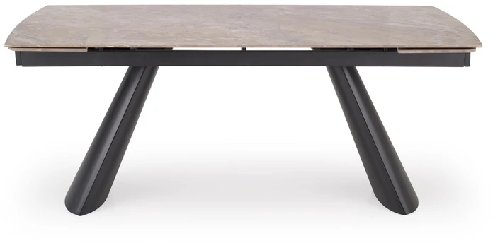 VINCE extension table ruda marble / juodas