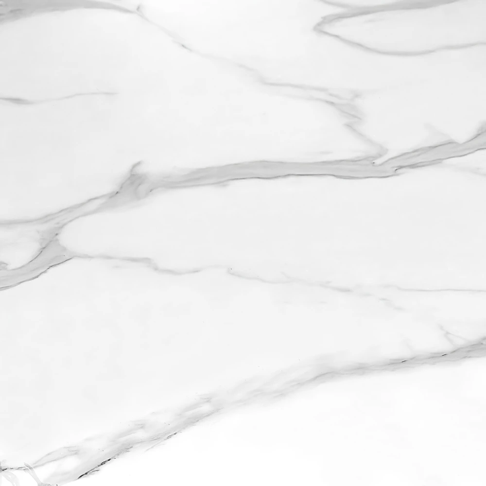 VINCENZO table baltas marble, leg juodas/auksinis